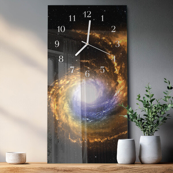 Vertical wall clock Cosmos