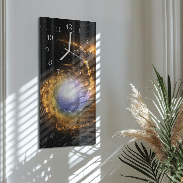 Vertical wall clock Cosmos