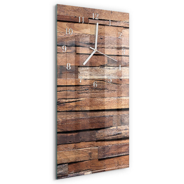 Vertical wall clock Wood