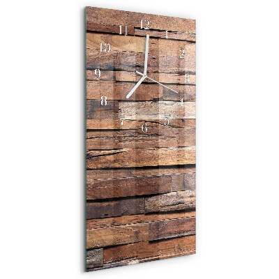Vertical wall clock Wood