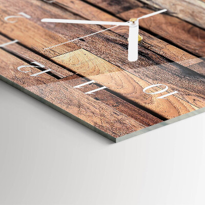 Vertical wall clock Wood