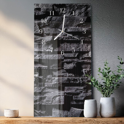Vertical wall clock Stones