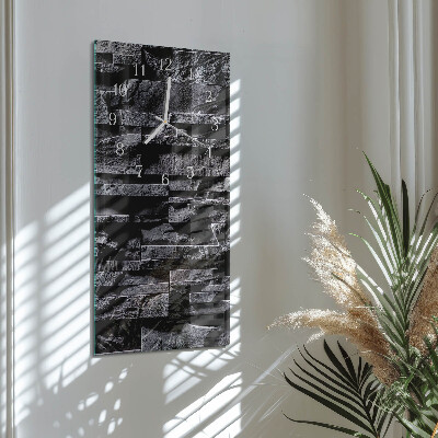 Vertical wall clock Stones