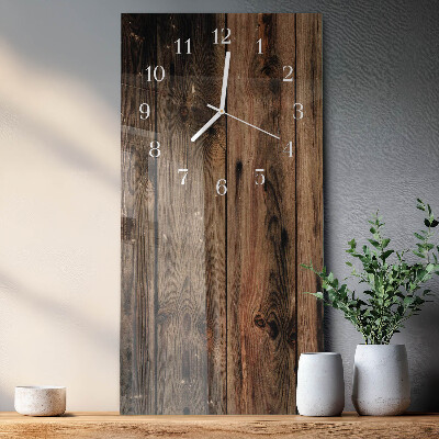 Vertical wall clock Wood