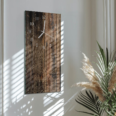Vertical wall clock Wood