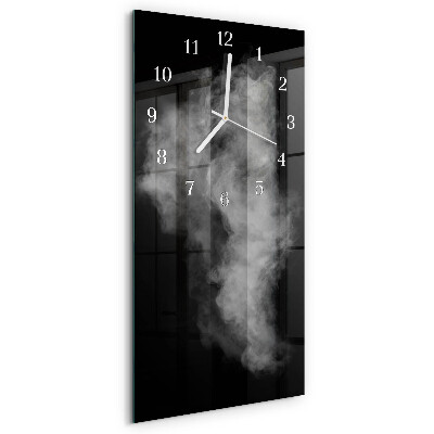 Vertical wall clock Smoke