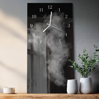 Vertical wall clock Smoke