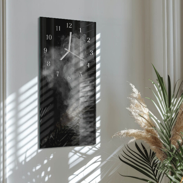 Vertical wall clock Smoke