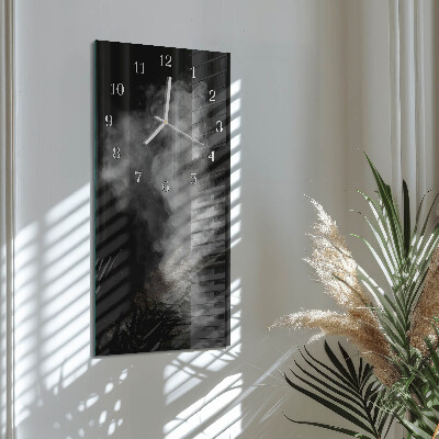 Vertical wall clock Smoke