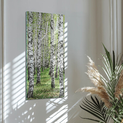 Vertical wall clock Birch