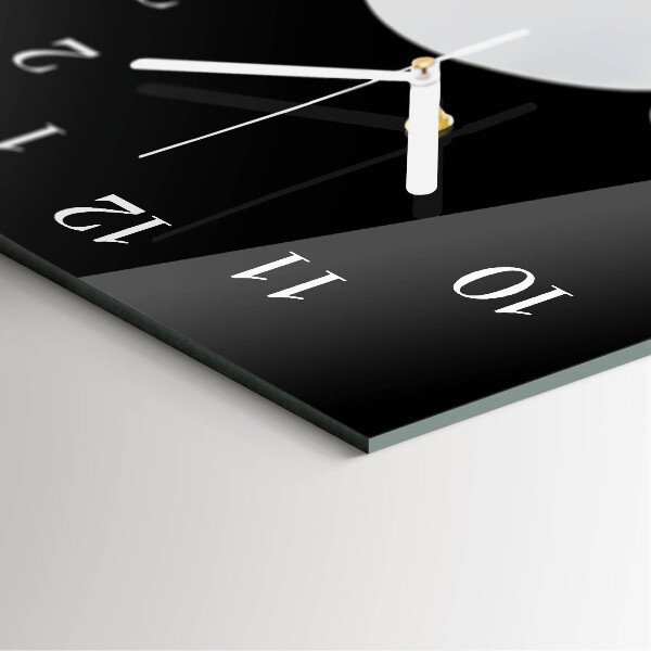 Vertical wall clock Flower