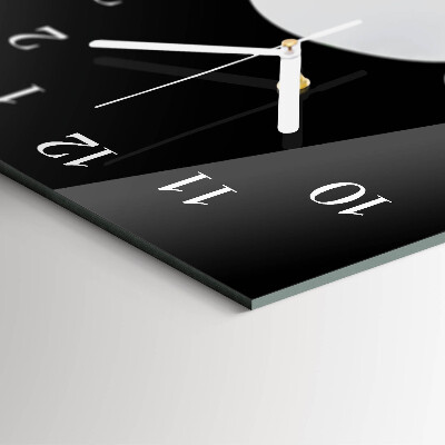 Vertical wall clock Flower