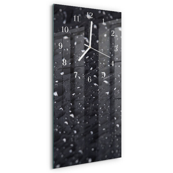 Vertical wall clock Drop of Water