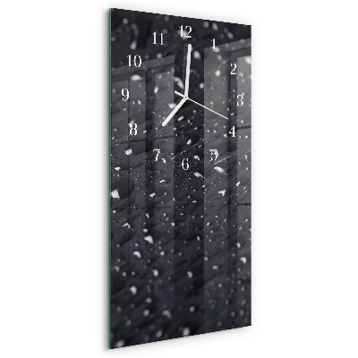 Vertical wall clock Drop of Water