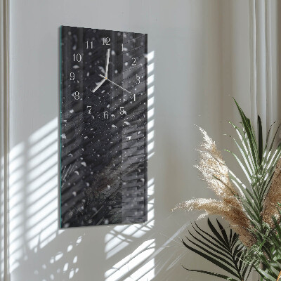 Vertical wall clock Drop of Water