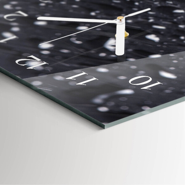 Vertical wall clock Drop of Water