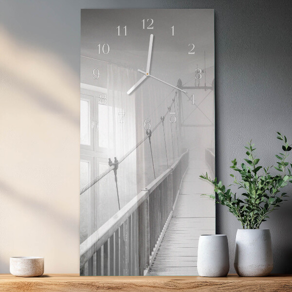 Vertical wall clock Bridge