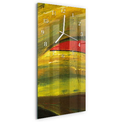 Vertical wall clock Piece