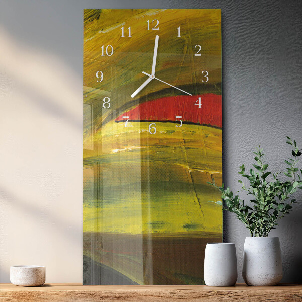 Vertical wall clock Piece