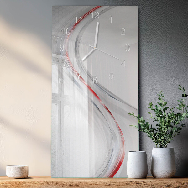 Vertical wall clock Curve