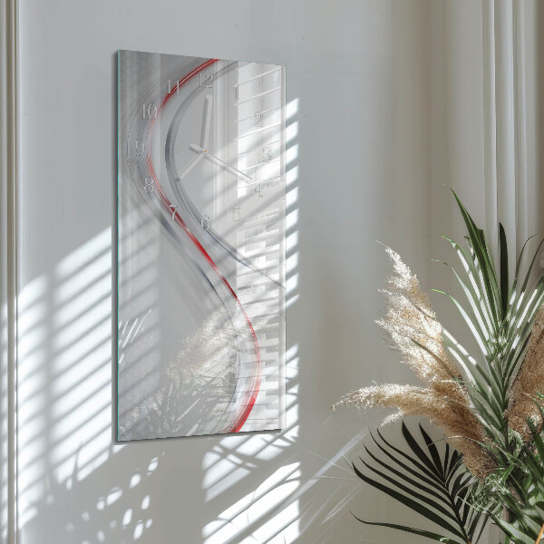 Vertical wall clock Curve