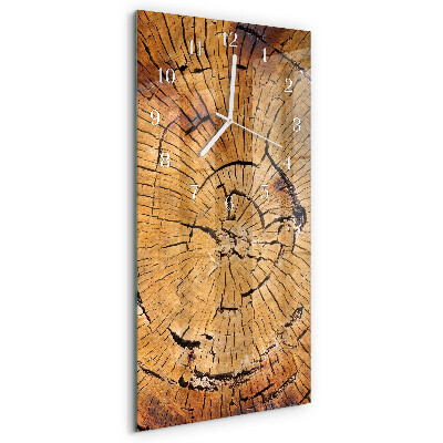 Vertical wall clock Wood Grains