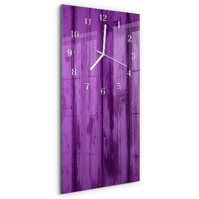 Vertical wall clock Wood