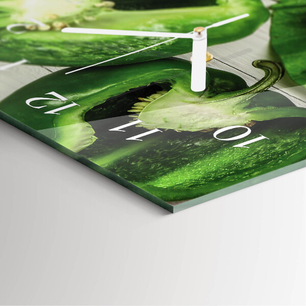 Vertical wall clock Vegetables