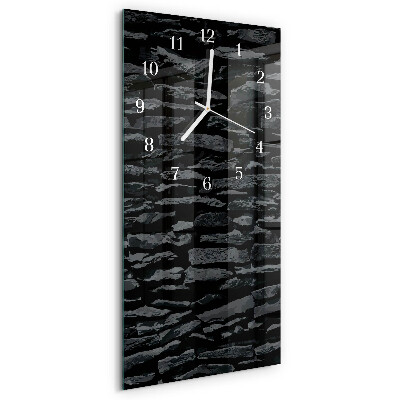 Vertical wall clock Stone Wall