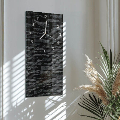 Vertical wall clock Stone Wall