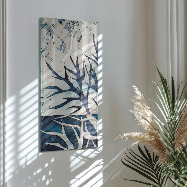 Vertical wall clock Branches
