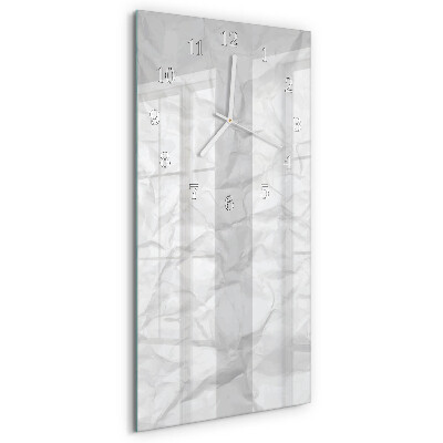 Vertical wall clock Sheet of Paper
