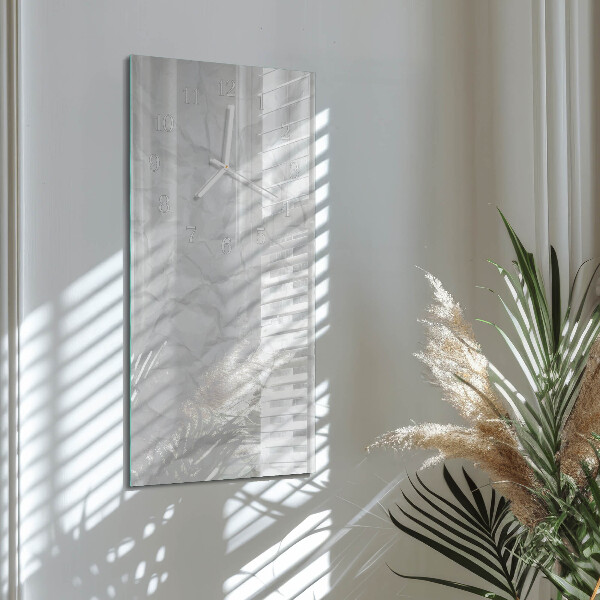 Vertical wall clock Sheet of Paper