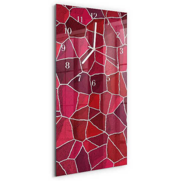 Vertical wall clock Stone Pattern