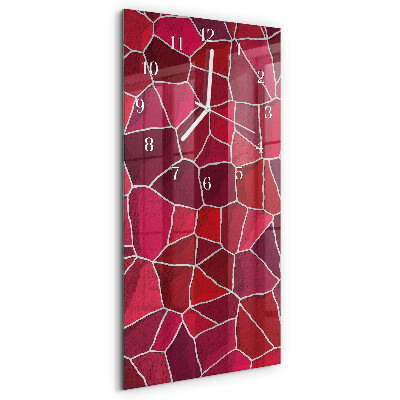 Vertical wall clock Stone Pattern