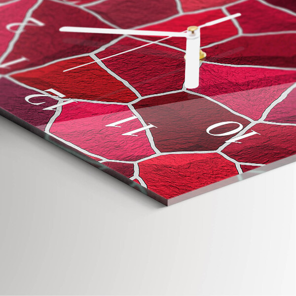 Vertical wall clock Stone Pattern