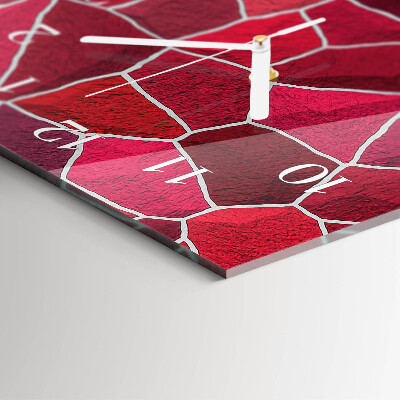 Vertical wall clock Stone Pattern
