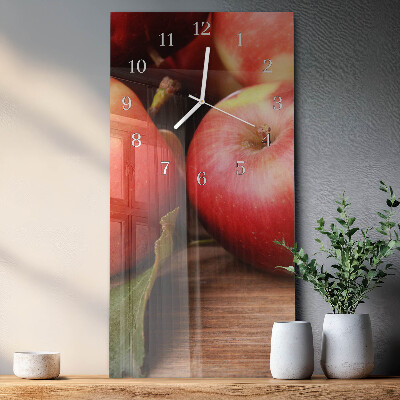 Vertical wall clock Apple