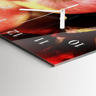 Vertical wall clock Apple