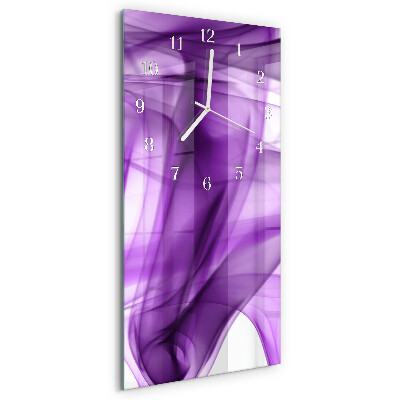Vertical wall clock Viola Pattern