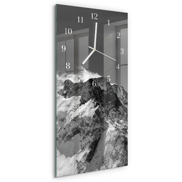 Vertical wall clock Mountain