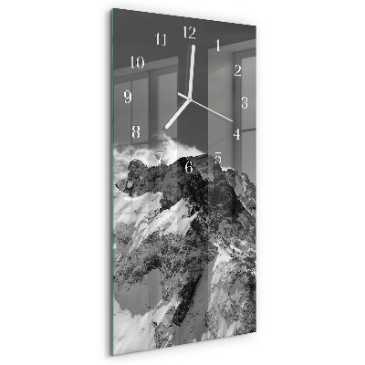 Vertical wall clock Mountain