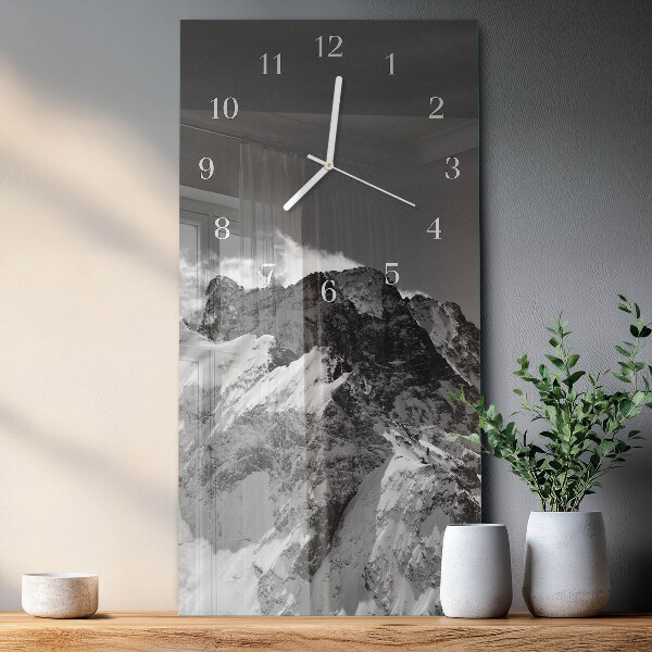 Vertical wall clock Mountain
