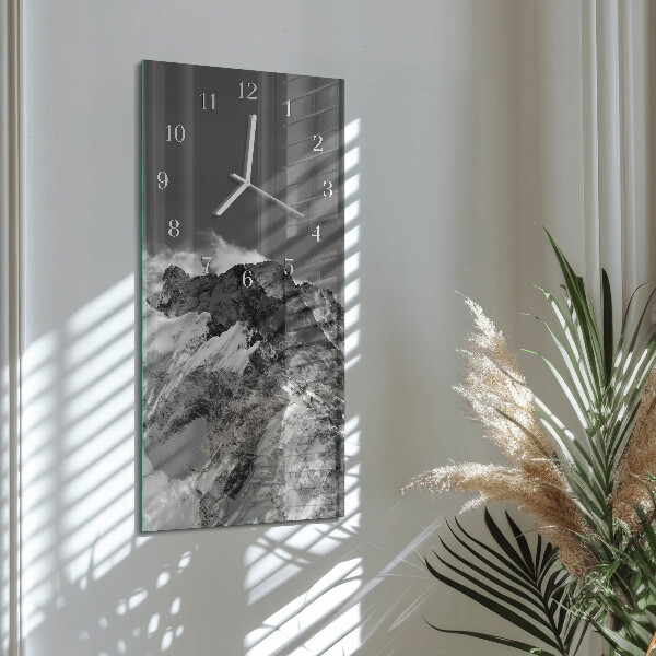 Vertical wall clock Mountain
