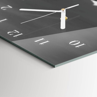Vertical wall clock Mountain