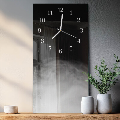 Vertical wall clock Smoke
