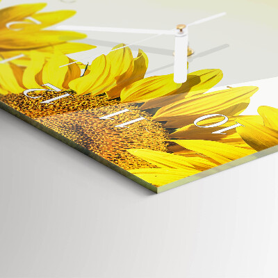 Vertical wall clock Sunflower