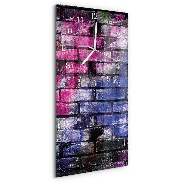 Vertical wall clock Brick