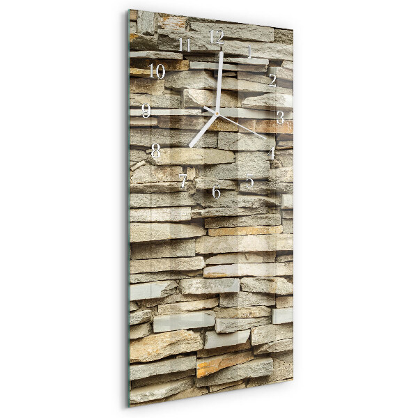 Vertical wall clock Stones