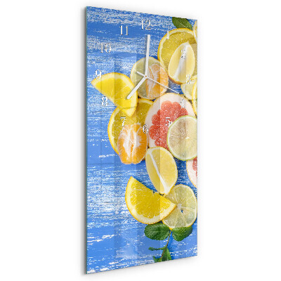 Vertical wall clock Fruit